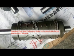 Rulli di rilievo in acciaio per tubi senza cuciture per macchine e materiali di imballaggio personalizzabili