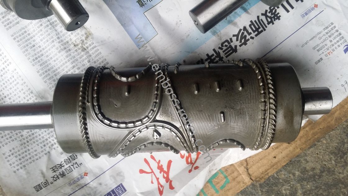 Rulli di rilievo in acciaio per tubi senza cuciture per macchine e materiali di imballaggio personalizzabili